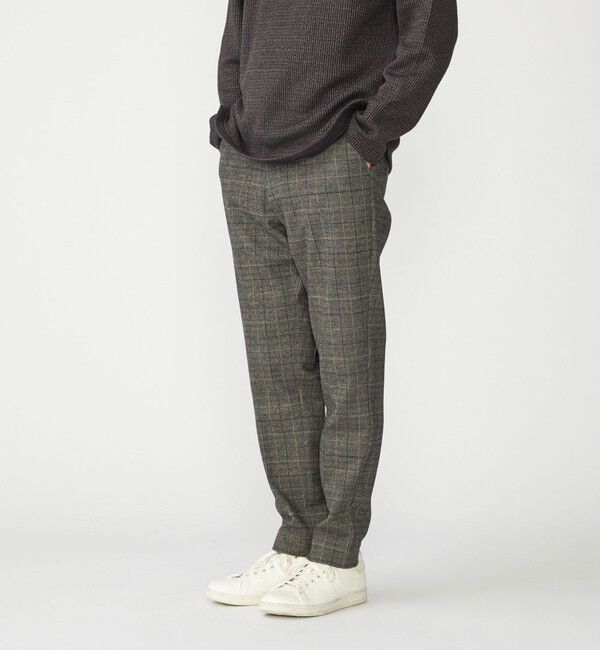 SHIPS「【WEB限定】SHIPS: ダブルジャカード パターン スラックス」|スラックス|ブラック