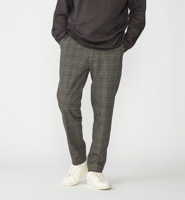 SHIPS「【WEB限定】SHIPS: ダブルジャカード パターン スラックス」|スラックス|