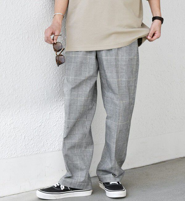 SHIPS any「SHIPS any:〈洗濯機可能〉コットン/リネン リラックス ワイド イージー シェフパンツ◇」|その他|ブラック