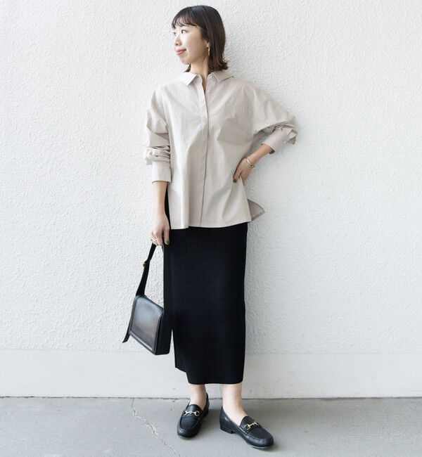 SHIPS for women「【WEB限定】〈洗濯機可能〉バックデザイン レギュラーカラー シャツ」|シャツ・ブラウス|