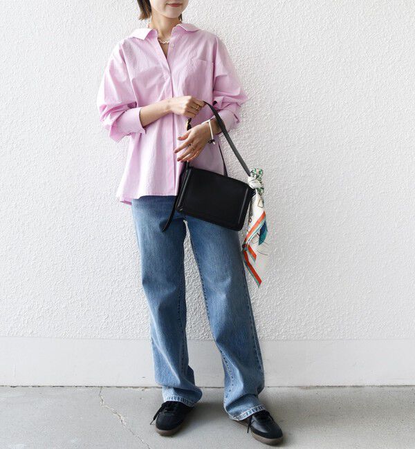 SHIPS for women「【WEB限定】〈洗濯機可能〉バックデザイン レギュラーカラー シャツ」|シャツ・ブラウス|