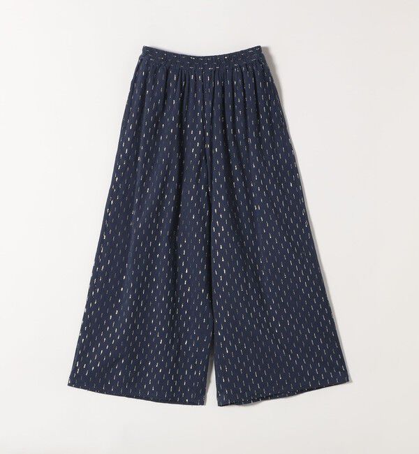 SHIPS any「SHIPS any:〈洗濯機可能〉ラメ ドビー ギャザー ワイド パンツ」|その他|