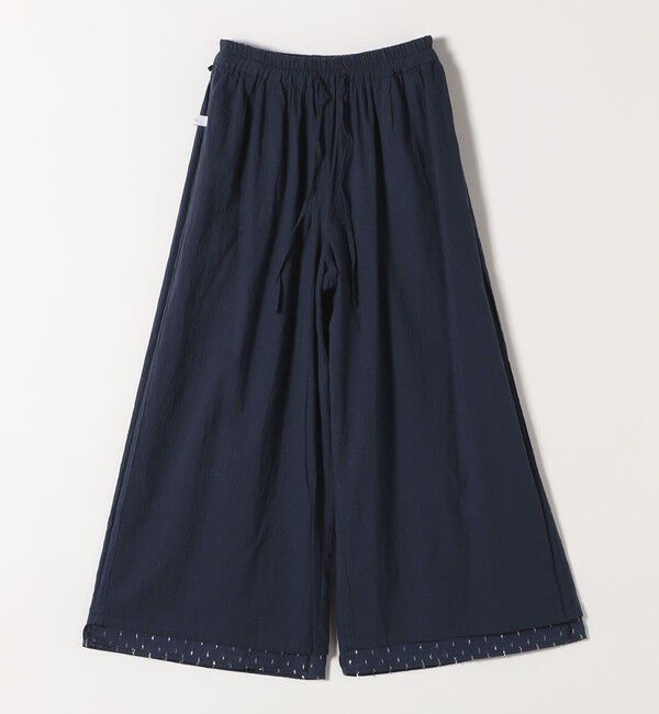 SHIPS any「SHIPS any:〈洗濯機可能〉ラメ ドビー ギャザー ワイド パンツ」|その他|