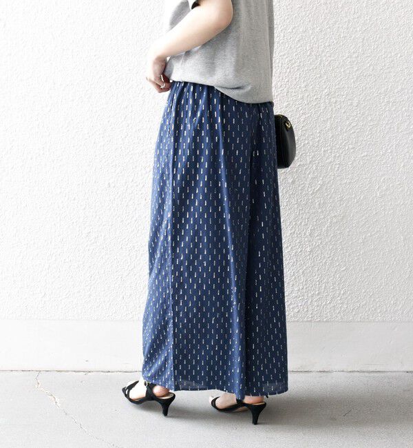 SHIPS any「SHIPS any:〈洗濯機可能〉ラメ ドビー ギャザー ワイド パンツ」|その他|