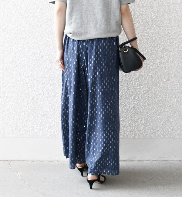 SHIPS any「SHIPS any:〈洗濯機可能〉ラメ ドビー ギャザー ワイド パンツ」|その他|