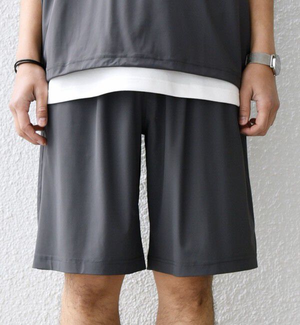 SHIPS any「【WEB限定】SHIPS any:〈接触冷感〉ストレッチ ナイロン イージー ショーツ(セットアップ対応)◇」|その他|