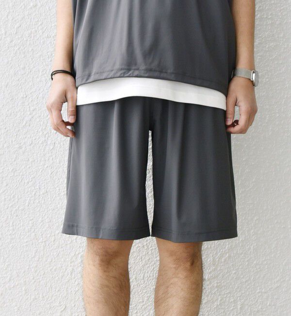 SHIPS any「【WEB限定】SHIPS any:〈接触冷感〉ストレッチ ナイロン イージー ショーツ(セットアップ対応)◇」|その他|