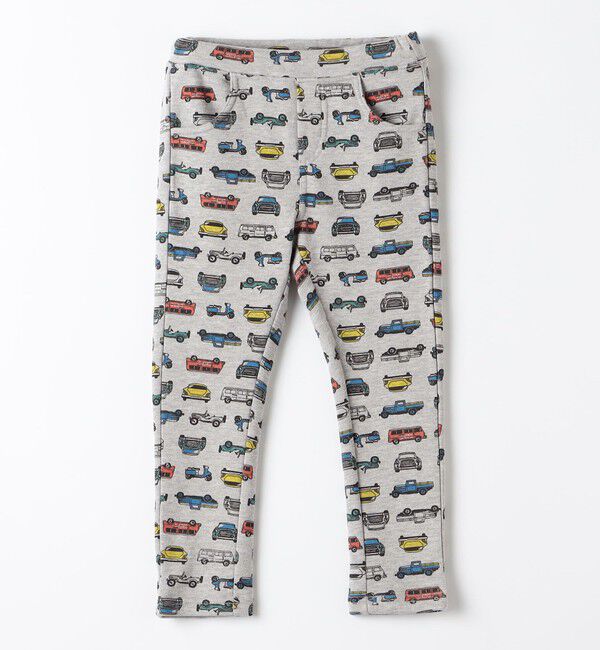 SHIPS Colors 「SHIPS Colors:80～110cm / ミニ裏毛 車 バイク プリント パンツ◇」|その他|グレー