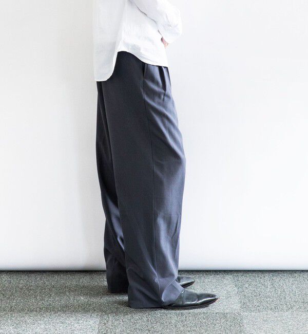 SHIPS「City Ambient Products: 2タック ワイド スラックス」|スラックス|