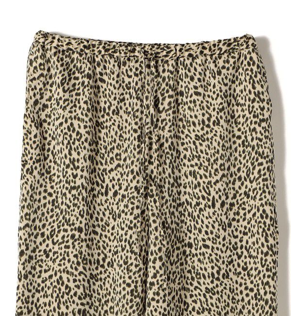 SHIPS for women「SHIPS Primary Navy Label:〈手洗い可能〉レオパードドロスト パンツ」|その他|