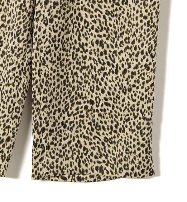 SHIPS for women「SHIPS Primary Navy Label:〈手洗い可能〉レオパードドロスト パンツ」|その他|