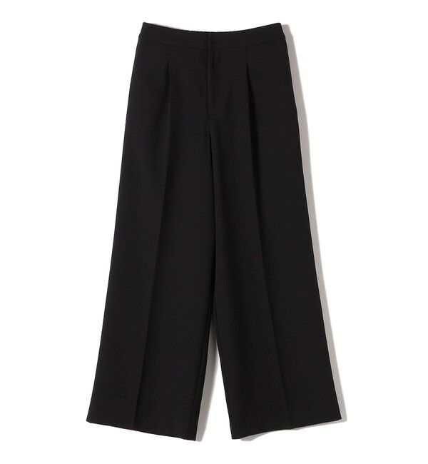 SHIPS Colors 「SHIPS Colors:〈洗濯機可能〉クリスピー タック ワイドパンツ(セットアップ対応可能)」|その他|ブラック
