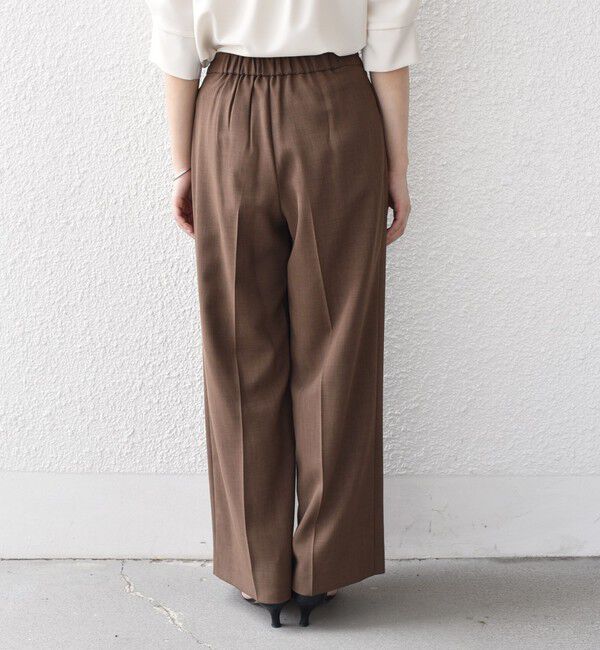 SHIPS Colors 「SHIPS Colors:〈洗濯機可能〉クリスピー タック ワイドパンツ(セットアップ対応可能)」|その他|