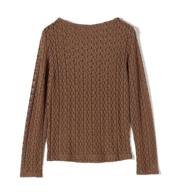 SHIPS Colors 「SHIPS Colors:〈手洗い可能〉ストレッチ レース ボートネック インナー」|Tシャツ・カットソー|