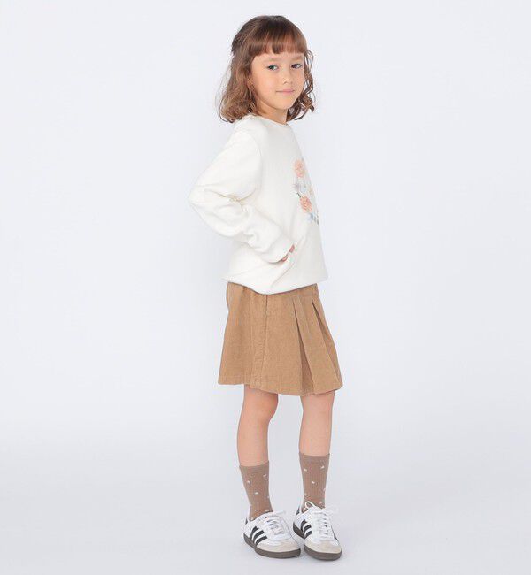 SHIPS KIDS「SHIPS KIDS:100～130cm /ミュージック フラワー スウェット」|スウェット・ジャージ|