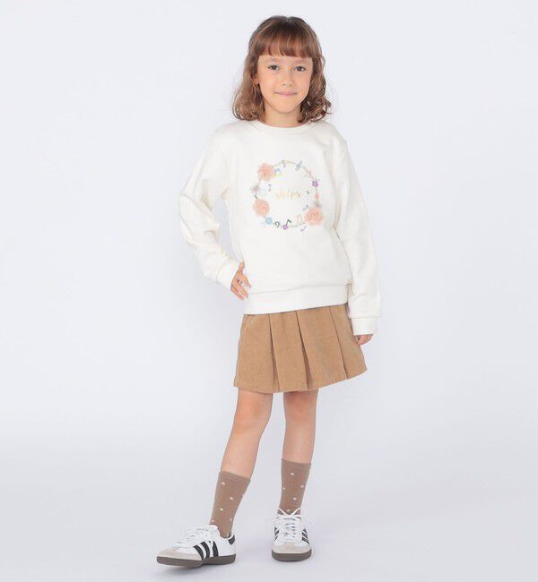 SHIPS KIDS「SHIPS KIDS:100～130cm /ミュージック フラワー スウェット」|スウェット・ジャージ|