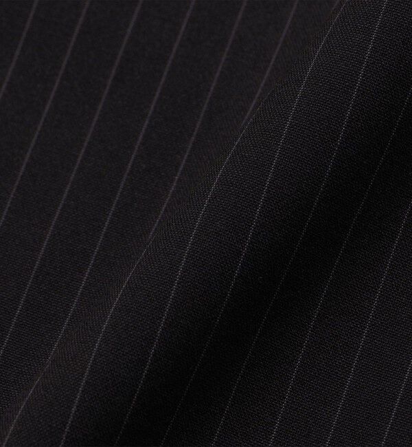 SHIPS「City Ambient Products: チェック＆ストライプ 2タック ワイド スラックス」|スラックス|