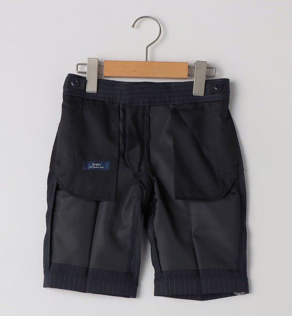 SHIPS KIDS「SHIPS KIDS:110～130cm /セレモニー ネイビー ストライプ スラックス ショーツ」|その他|