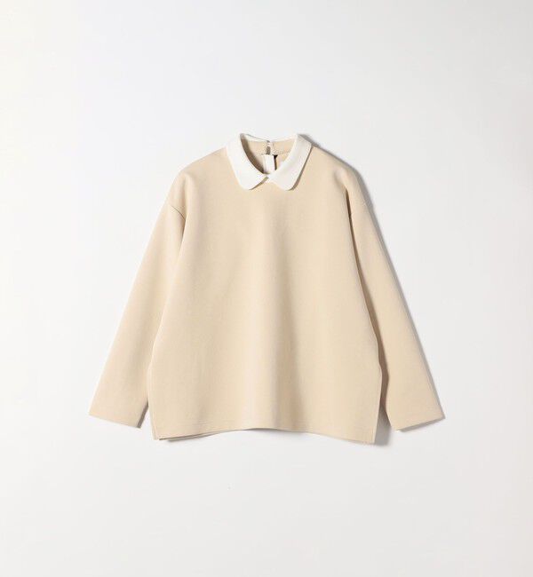 SHIPS any「《予約》SHIPS any:〈洗濯機可能〉ダンボール バイカラー プルオーバー」|Tシャツ・カットソー|