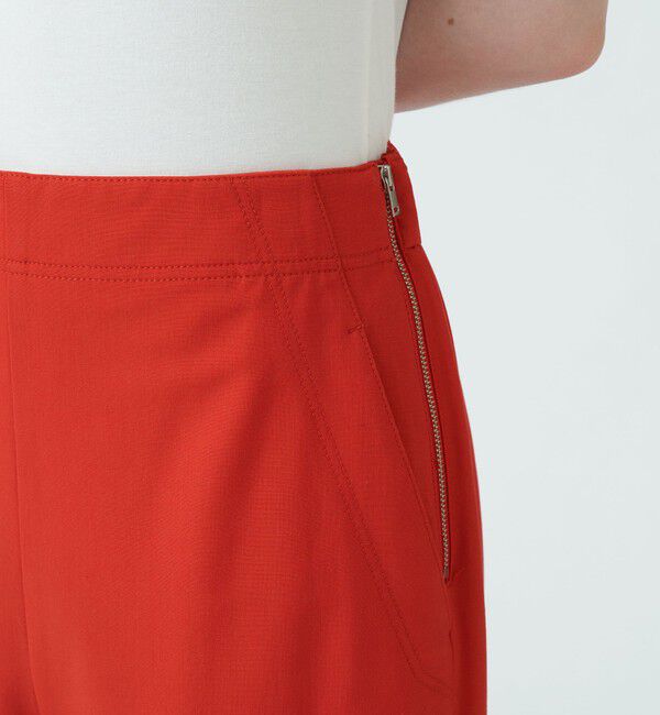 MACPHEE「ウールポリエステルストレッチ ワイドクロップドパンツ」|その他|