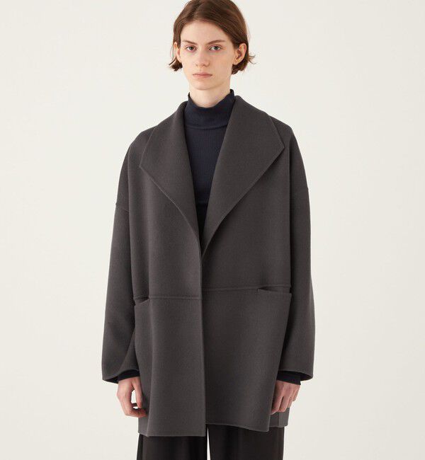 DES PRES「【一部WEB限定】ダブルフェイスメルトンビーバー ショートコート」|その他|