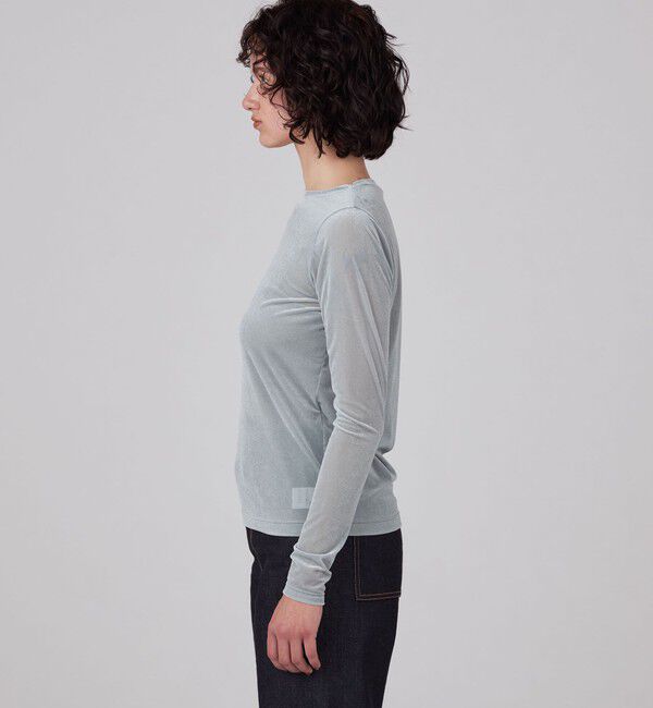 MACPHEE「スキンベロア クルーネックプルオーバー」|Tシャツ・カットソー|