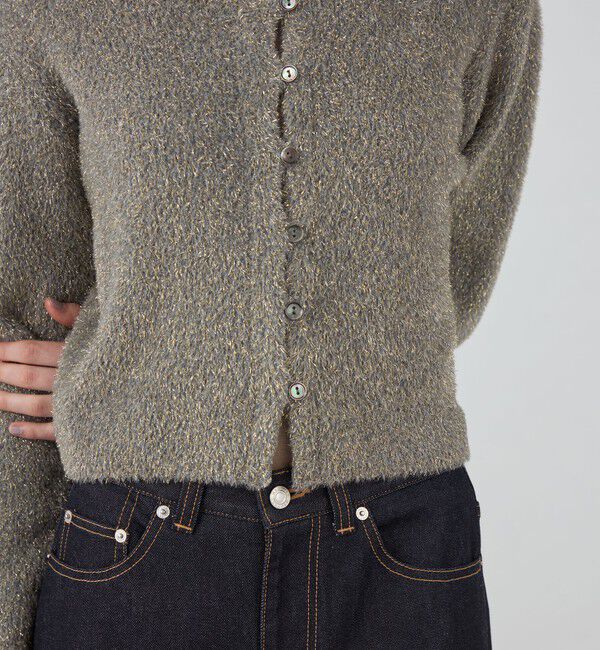 MACPHEE「ルレックスシェニール クルーネックカーディガン」|カーディガン|