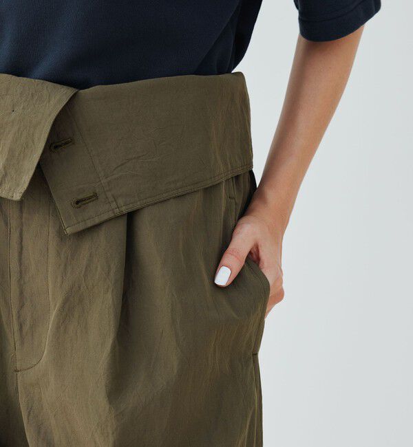 GALERIE VIE「ラミーコンパクト ミリタリースーツパンツ」|その他|