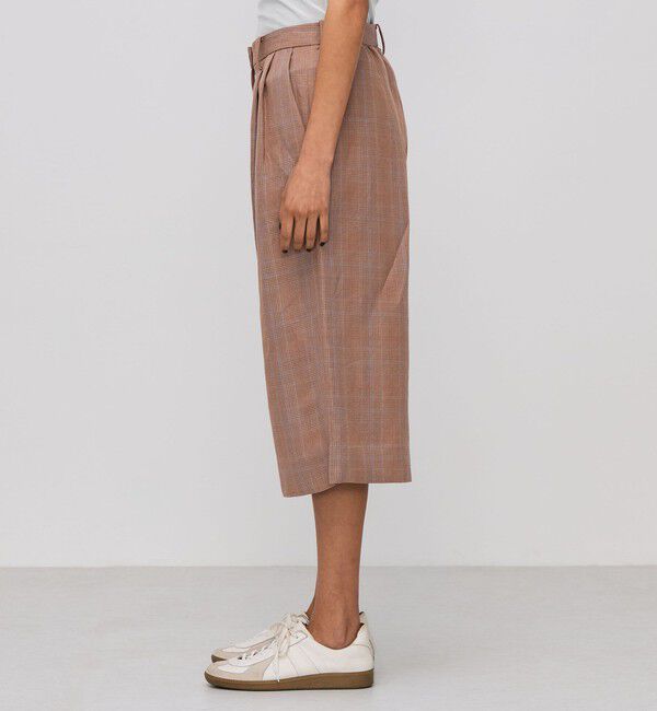 BACCA「レーヨンリネン グレンチェックハーフパンツ」|その他|