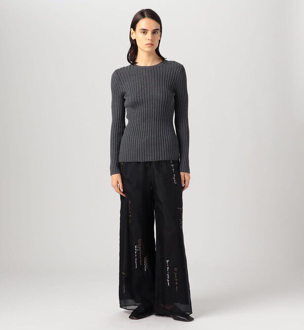 DES PRES「メッセージエンブロイダリー ドローストリングパンツ」|その他|