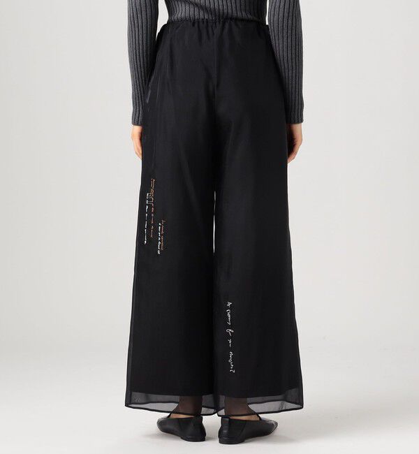 DES PRES「メッセージエンブロイダリー ドローストリングパンツ」|その他|
