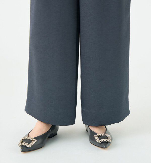 Ballsey「グリッツィーサテン イージーワイドパンツ」|その他|