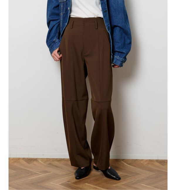  「《予約》PANEL DESIGN COCOON パンツ」|その他|ブラウン