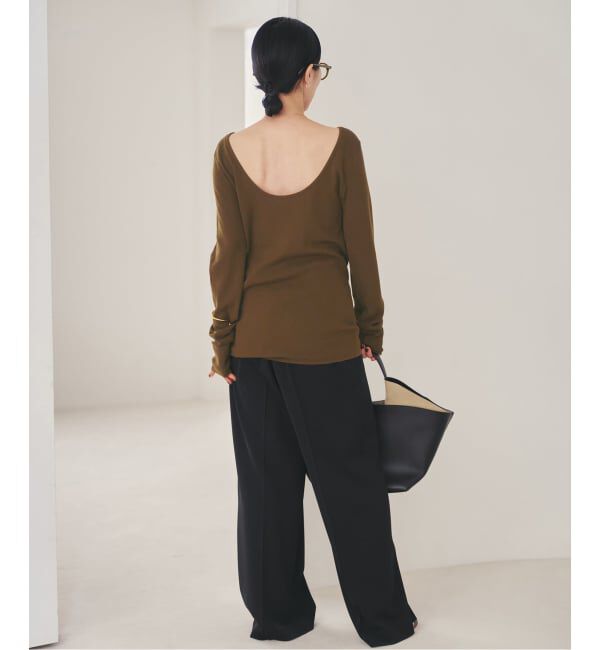 Plage「《予約》Softy boucle cotton ニット」|ニット・セーター|