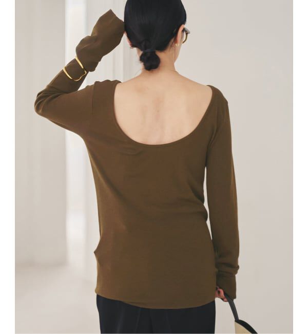 Plage「《予約》Softy boucle cotton ニット」|ニット・セーター|