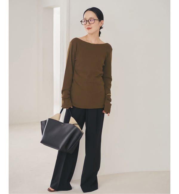 Plage「《予約》Softy boucle cotton ニット」|ニット・セーター|