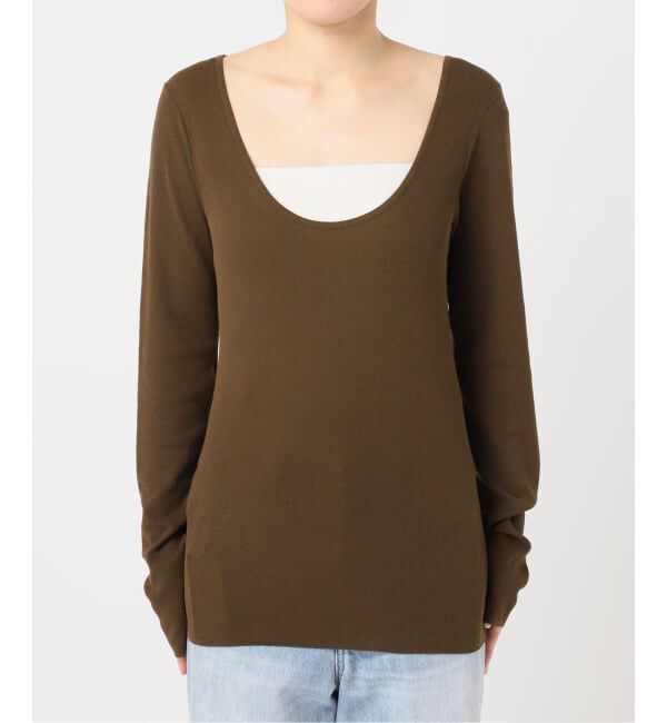 Plage「《予約》Softy boucle cotton ニット」|ニット・セーター|