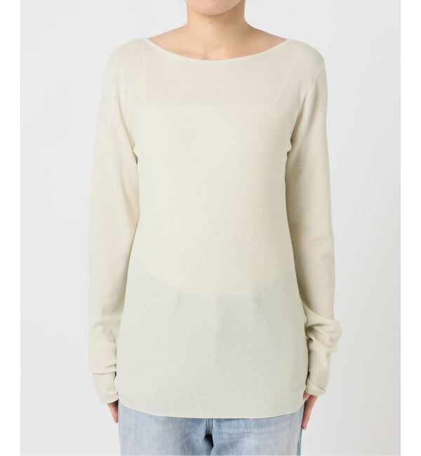 Plage「《予約》Softy boucle cotton ニット」|ニット・セーター|