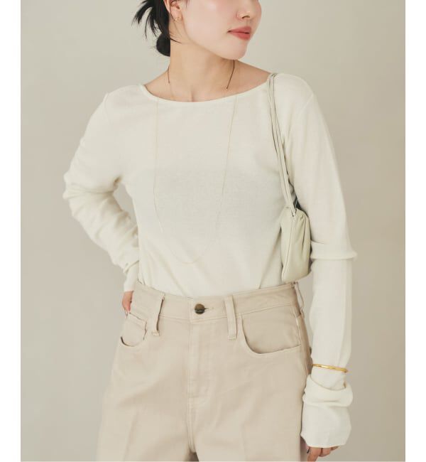 Plage「《予約》Softy boucle cotton ニット」|ニット・セーター|