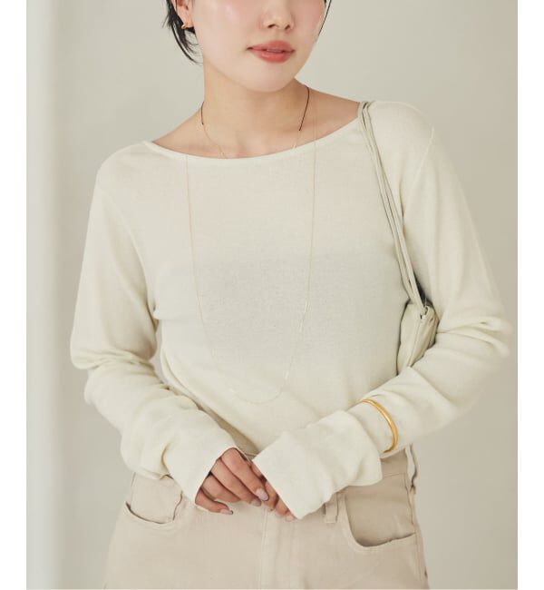 Plage「《予約》Softy boucle cotton ニット」|ニット・セーター|