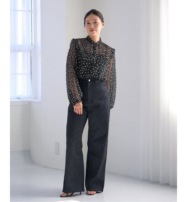 IENA「楊柳フリルピンタックブラウス」|シャツ・ブラウス|