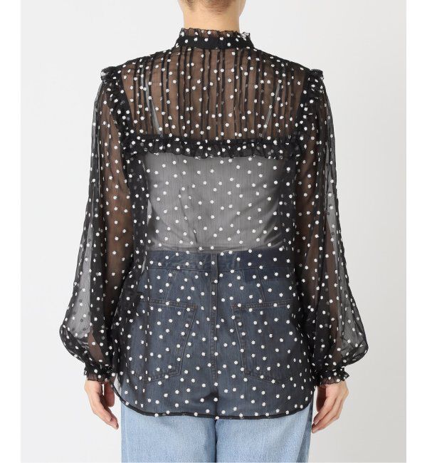 IENA「楊柳フリルピンタックブラウス」|シャツ・ブラウス|