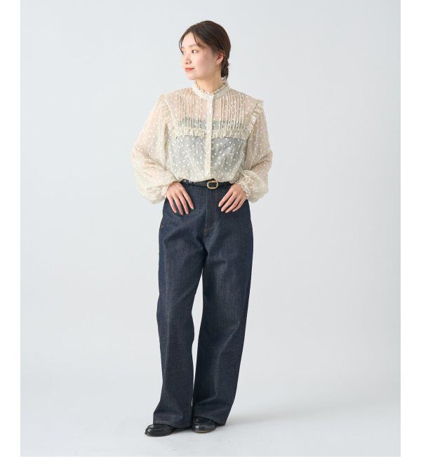 IENA「楊柳フリルピンタックブラウス」|シャツ・ブラウス|