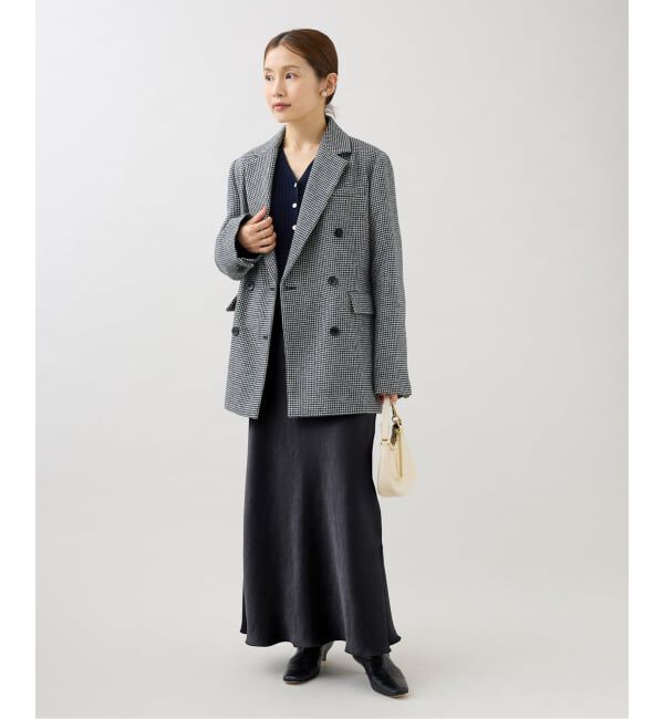 IENA「《追加10》ダブルサテンスカート」|スカート|