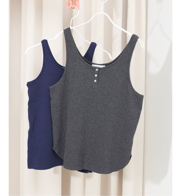SLOBE IENA「ヘンリーパックタンク」|Tシャツ・カットソー|