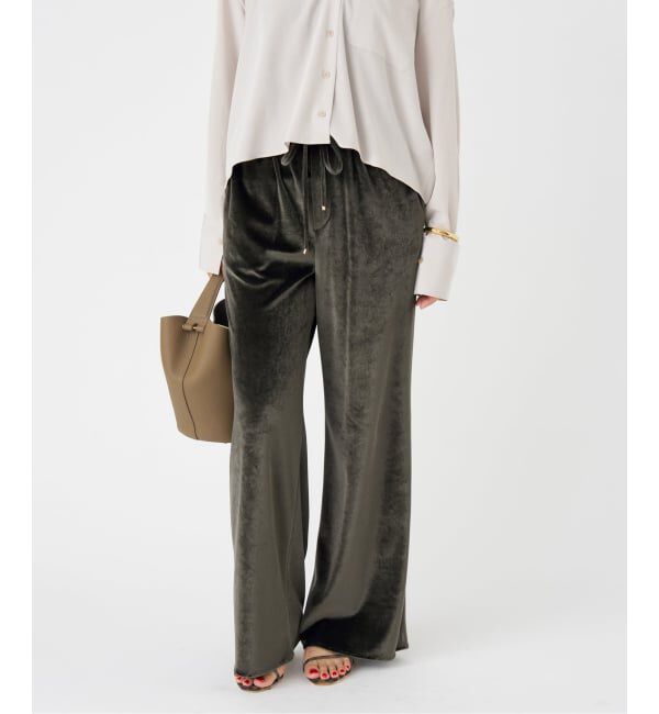 IENA「ベロアイージーパンツ」|その他|