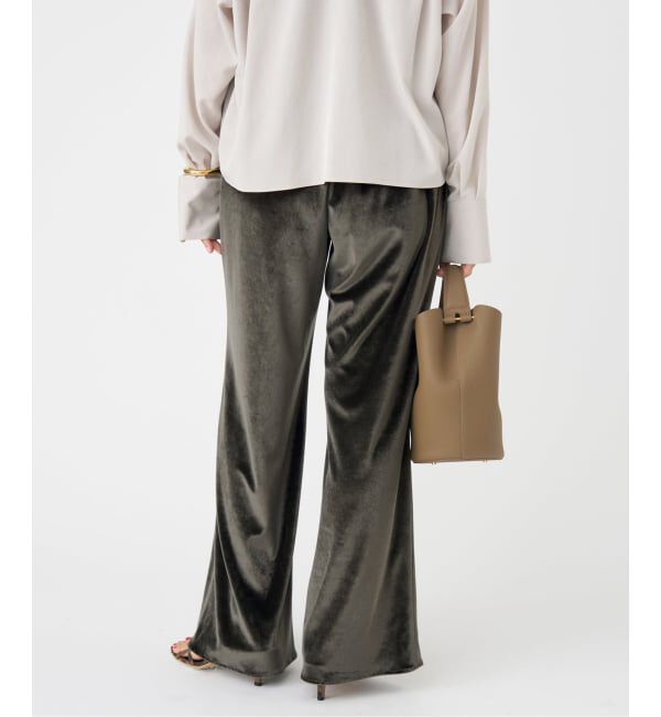 IENA「ベロアイージーパンツ」|その他|