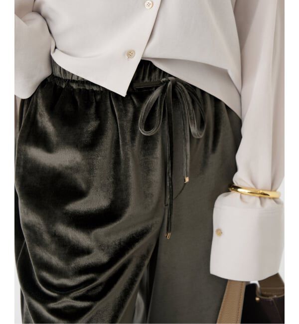 IENA「ベロアイージーパンツ」|その他|