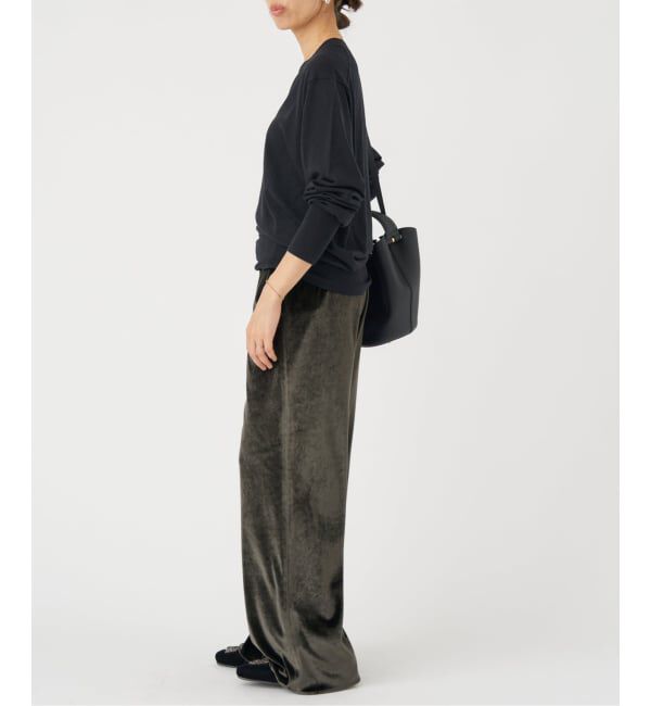 IENA「ベロアイージーパンツ」|その他|