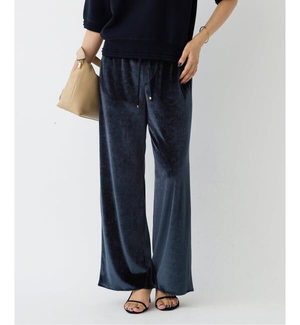 IENA「ベロアイージーパンツ」|その他|